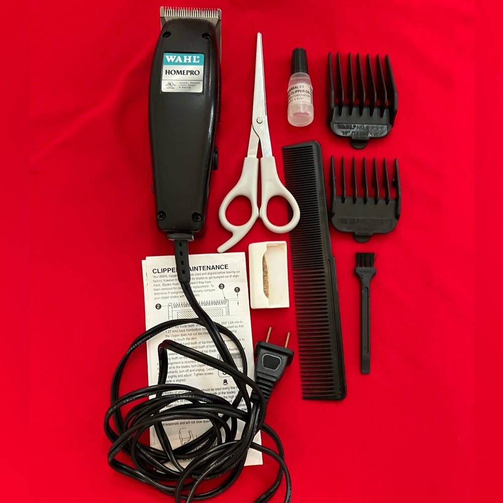 Wahl HomePro Black Clipper Kit with Accessories